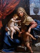 Guido Reni Madonna with Child and St. John the Baptist china oil painting artist